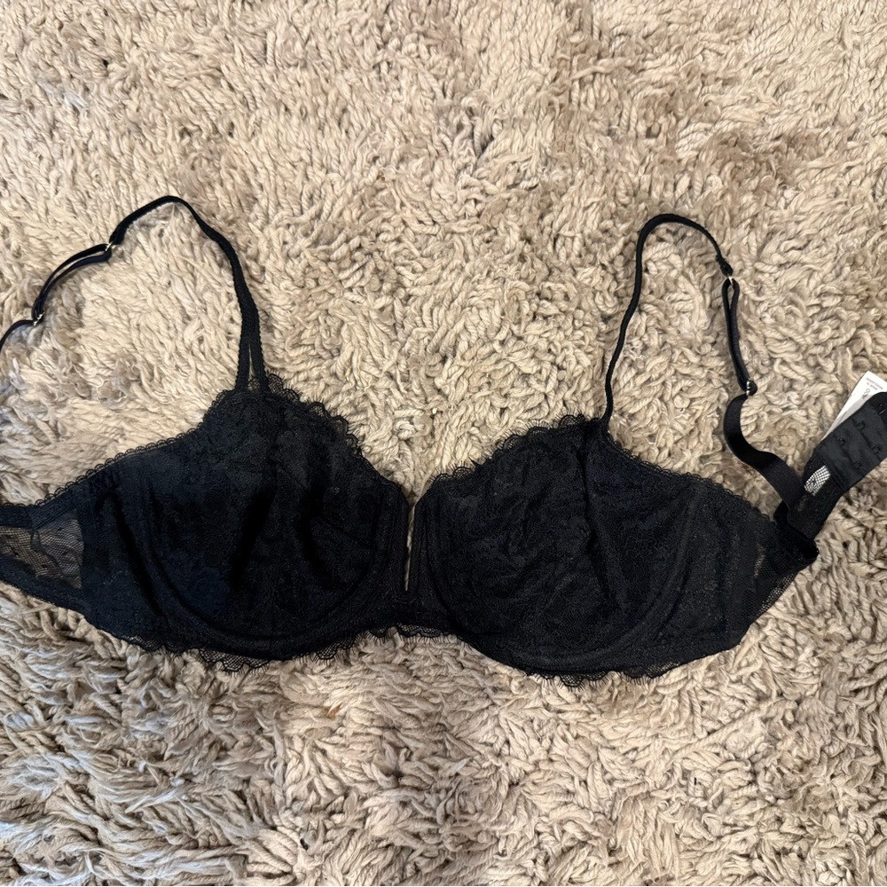 Auden Black Lace Bra